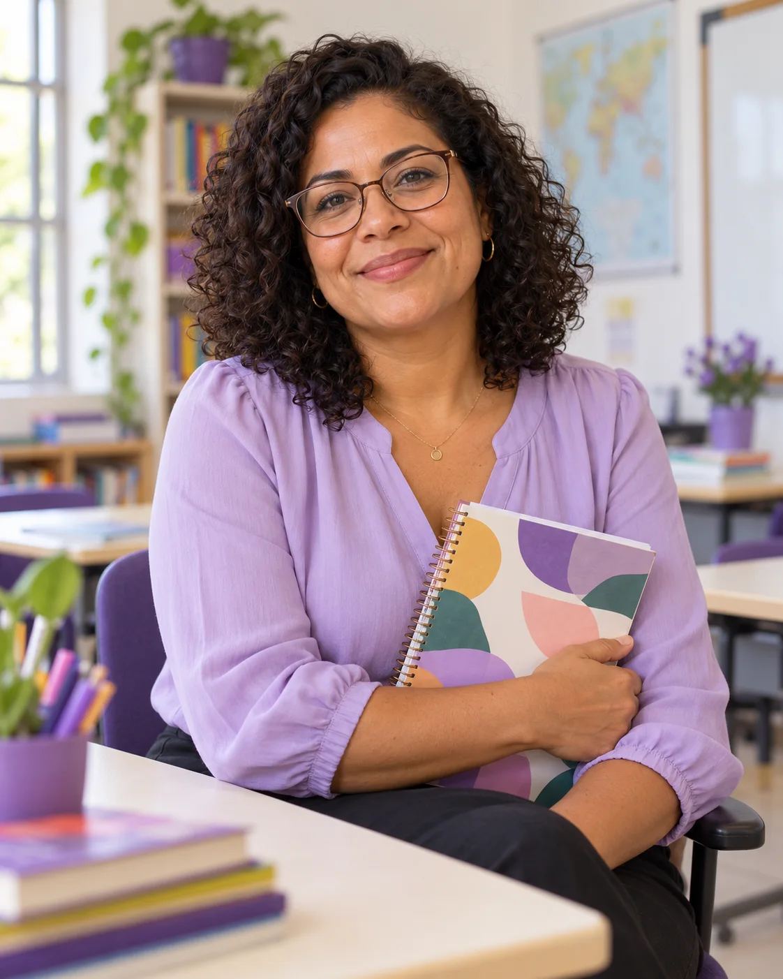 Personagem ilustrativa Prof.ª Mariana Alves